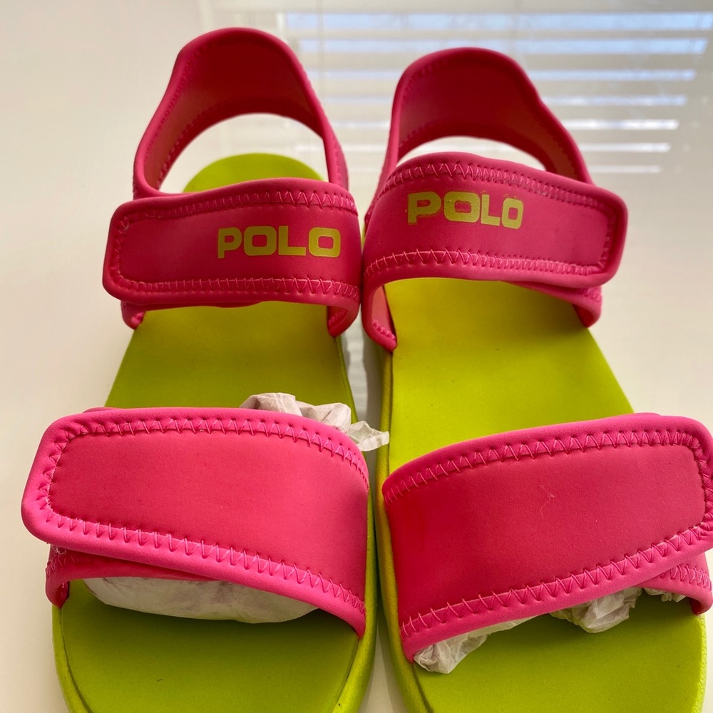 BNWB polo Ralph Lauren sandals size 3 girls